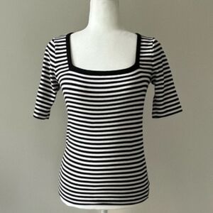 J. Crew Perfect Striped Short Sleeve Tee
